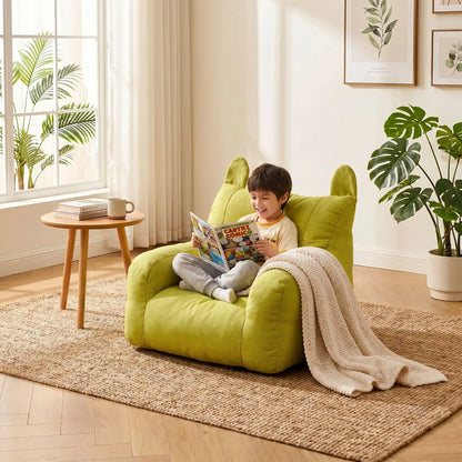 jeune garcon pouf enfant bande dessine