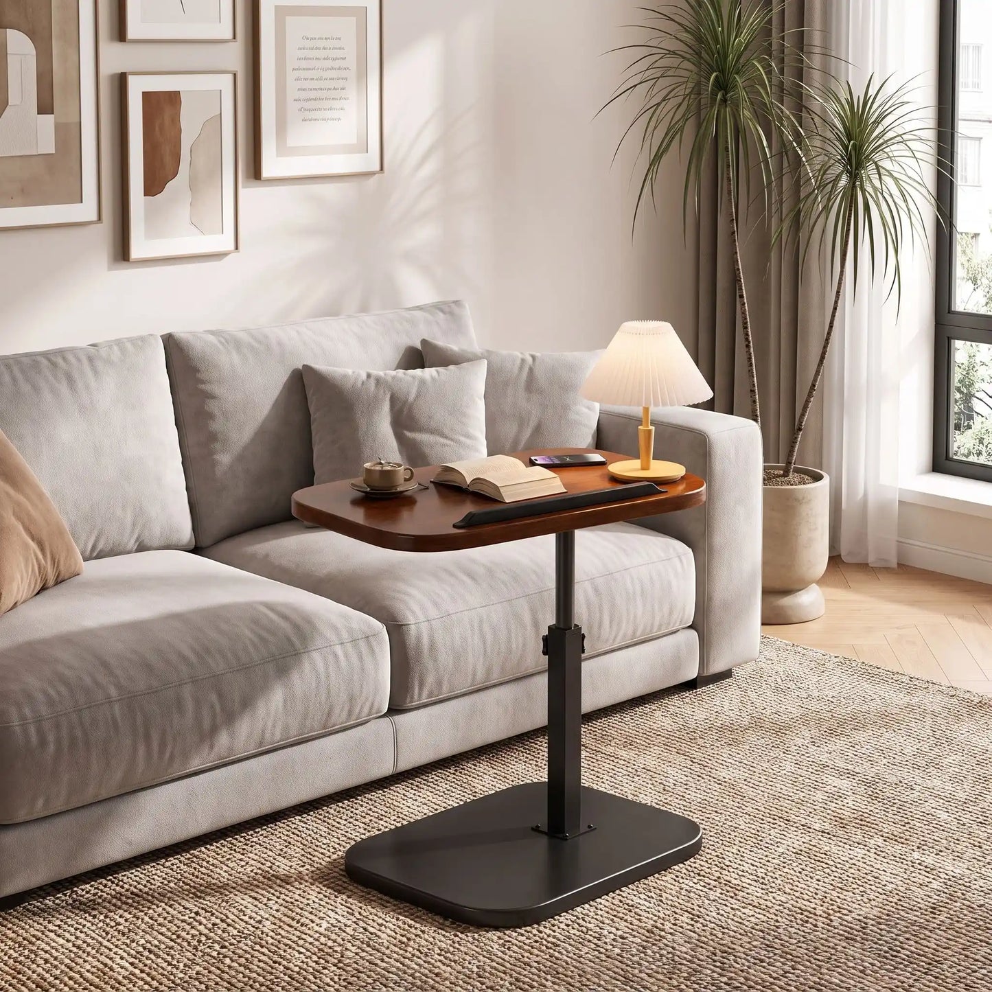 table d'appoint noyer decoration ville