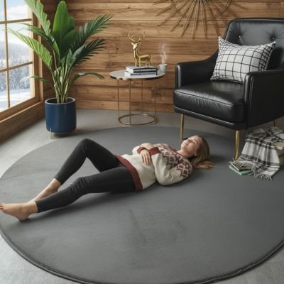 Tapis rond salon