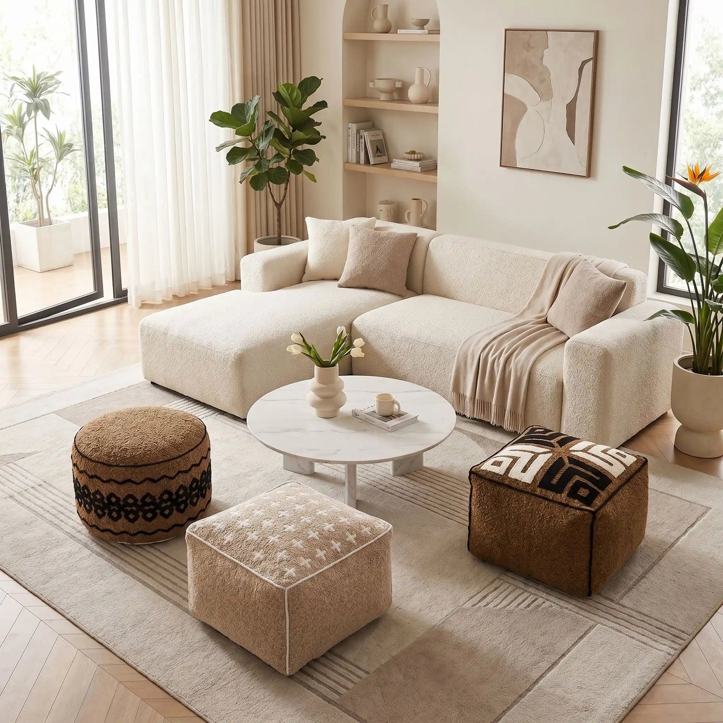 pouf tabouret | Design Moderne